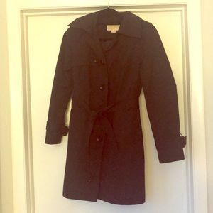 Michale Kors Black Trench Coat - M - waterproof